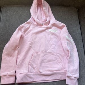 Puma Girls Pink Sweatshirt Size 7/8